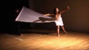 blind dancer performing